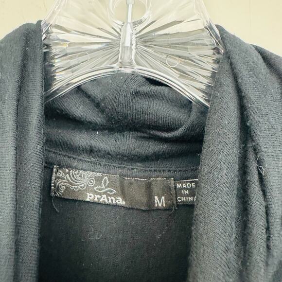 PrAna Black Long Sleeve Turtle Neck Shirt Women’s Size M - Picture 2 of 7